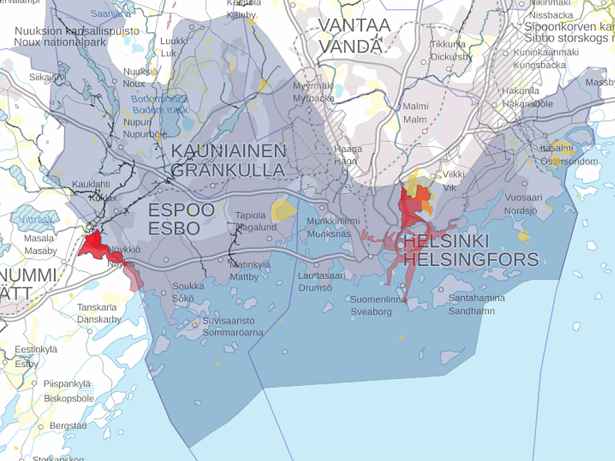 Kartat Helsinki Espoon Kalatalousalue